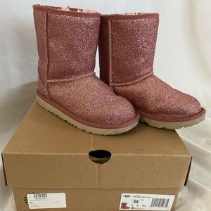 Barely worn sparkly Ugg classic style boots